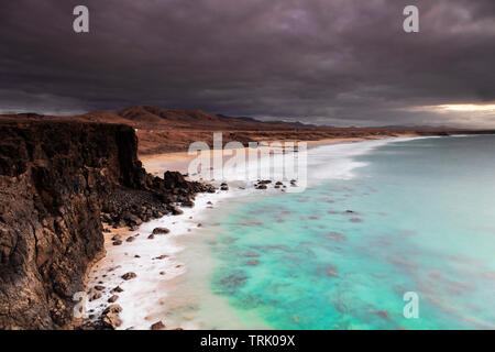 L'Europe, Espagne, Canaries, Fuerteventura, El Cotillo Banque D'Images