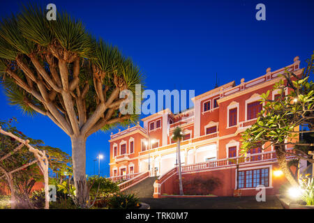 L'Europe, Espagne, Iles Canaries, Tenerife, La Orotava, Liceo Taoro de Banque D'Images