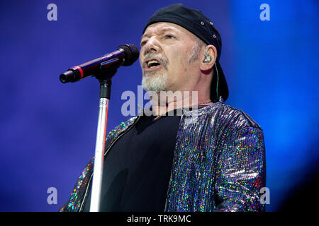 Milan Italie 7 Juin 2019 Vasco Rossi Vit Au Stadio San Siro Milan Pendant La Visite En Direct De Vasco Non Stop © Andrea Ripamonti / Alay Banque D'Images