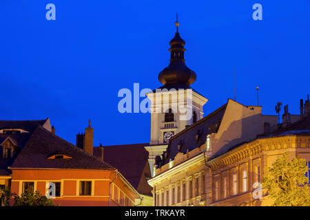 L'église Holy Trinity à Sibiu. Sibiu, Sibiu, Roumanie. Banque D'Images