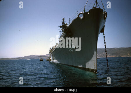 US NAVY / United States Navy Schwerer Kreuzer Des Moines-Klasse Moines-Class / Des croiseurs lourds - USS Des Moines CA-134 Banque D'Images