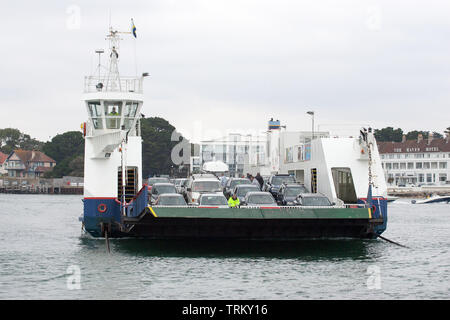 Le port de ferries Poole Dorset Banque D'Images