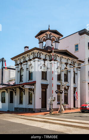 Lincoln Gettysburg Railroad Station, 35 Carlisle Street, Gettysburg, Pennsylvanie Banque D'Images