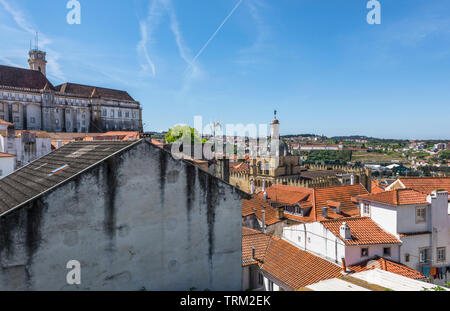 Vue sur Coimbra ville de la Vieille Ville Banque D'Images