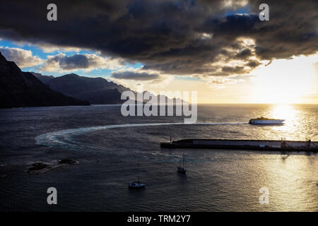 L'Europe, Espagne, Canaries, Gran Canaria, Playa del Inglés, le littoral Banque D'Images