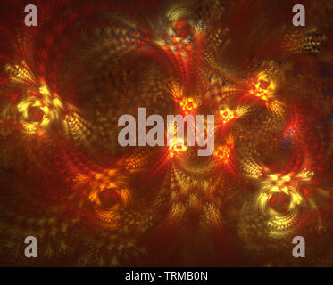 Des vagues d'or. Abstract glowing futuristic background avec effet d'éclairage pour la conception créative. Brillant et brillant couleur image pour une affiche, brochure, couverture Banque D'Images