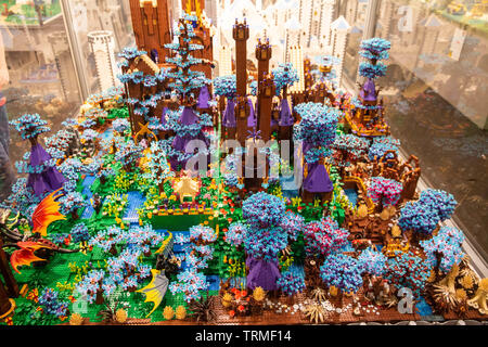 Exposition LEGO 2019, Budapest, Hongrie. Banque D'Images