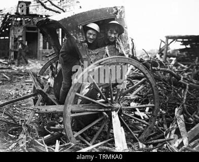 Hansom Cab, bataille de la crête de Bazentin, Bazentin-le-Grand, France Banque D'Images