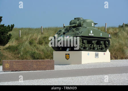 Monument à Utah Beach Banque D'Images