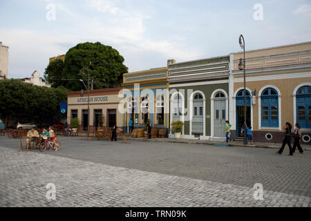 La place São Sebastião, Amazonie, Manaus, Amazonas, Brésil Banque D'Images