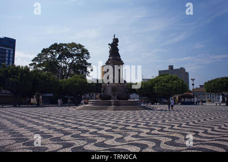 La place São Sebastião, Amazonie, Manaus, Amazonas, Brésil Banque D'Images