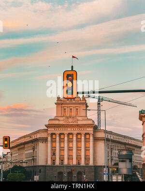 L'ancien siège du parti communiste bulgare Banque D'Images