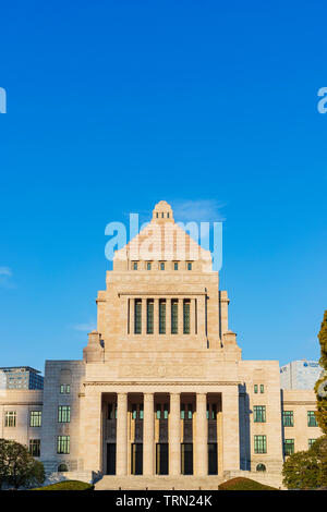 L'Asie, Japon, Tokyo, Chiyoda, bâtiment de la Diète nationale Banque D'Images