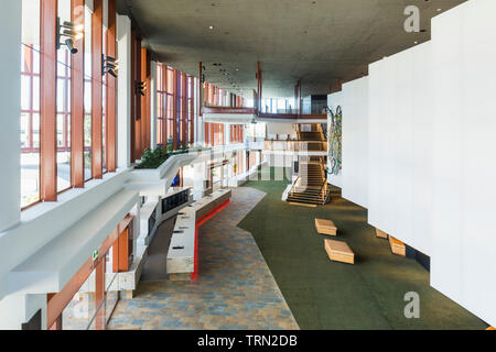Le foyer de la Cairns Performing Arts Center, achevé à la fin de 2018. Cairns, Queensland, Australie