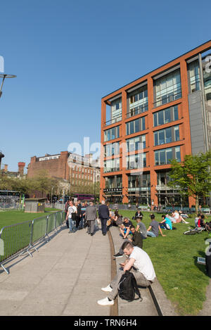 Newton Street, Manchester, Grande Bretagne. Banque D'Images