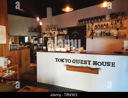 Tokyo, Japon - 15 novembre 2018 - japonais moderne hostel and guesthouse à Kita, Tokyo Banque D'Images