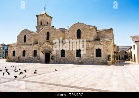 Situé dans son propre carré dans le centre-ville, la magnifique église en pierre d'Agios Lazaros est l'un des exemples les plus remarquables d'archit Banque D'Images