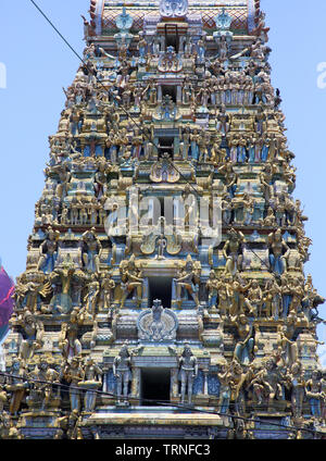 Le temple hindou de vieux kathiresan kovil à Colombo Sri lanka Banque D'Images