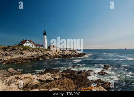 Portland Head Lighthouse Banque D'Images