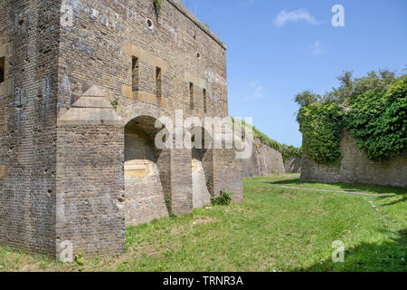 Le Drop Redoubt, Western Heights, Douvres. Banque D'Images