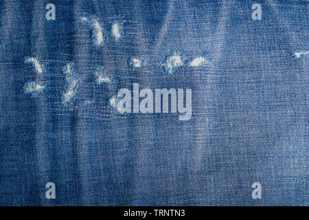 Jeans usés Banque D'Images