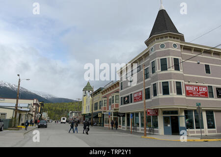 Skagway, Alaska, le sud-est de l'Alaska, USA Banque D'Images