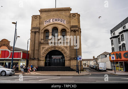 Historique La construction d'un empire sur le front de mer dans la ville côtière de Great Yarmouth, Norfolk Banque D'Images