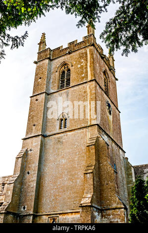 Stow-on-the Wold (Arles, France) : église St Edward's Banque D'Images