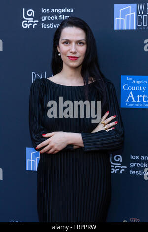 Evangelina Kranioti assiste à la 13ème Festival du Film Grec de Los Angeles 2019 Soirée de clôture sur 09 Juin, 2019 dans Egyptian Theatre à Los Angeles. Banque D'Images