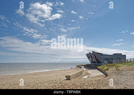 L'Observatoire de la mer du Nord, à Chapel Point, Lincolnshire, Royaume-Uni - a récemment ouvert au public. Banque D'Images