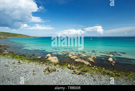 Coverack beach à Cornwall, UK Banque D'Images