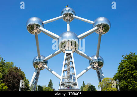 Bruxelles Bruxelles Atomium Square de l'Atomium Boulevard de Centaire Bruxelles Belgique eu Europe Banque D'Images