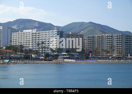 Avis de Torremolinos. La province de Málaga, Andalousie, espagne. Banque D'Images