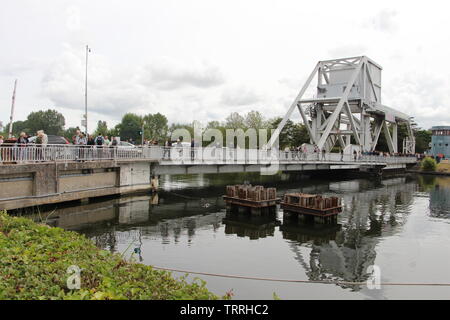 Pégasus Bridge à Commémoration du 75ème anniversaire du Débarquement en Normandie Banque D'Images