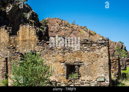 Paysage le long du sentier Dripping Springs, Las Cruces NM Banque D'Images