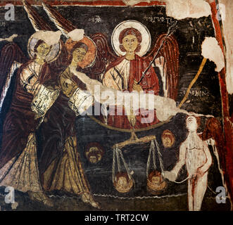 La Turquie. Gülsehir. Saint John's Church. Détail d'une peinture. La Cappadoce. Époque byzantine. Banque D'Images