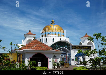 Masjid Selat détroit de Malacca Malaisie aka Mosquée Banque D'Images
