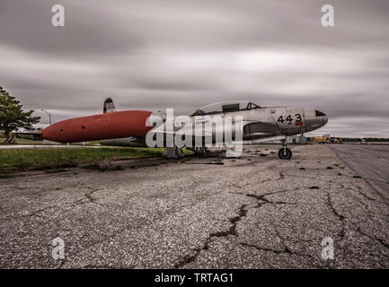 Canadair CT-133 Silver Star Banque D'Images