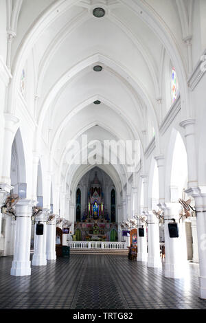 L'Église catholique (église Notre Dame rançon) dans Kanyakumari, Tamil Nadu, Inde Banque D'Images