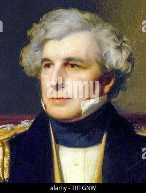 Le Capitaine James Clark Ross, 1800-1862, portrait peinture (détail), 1871 Banque D'Images