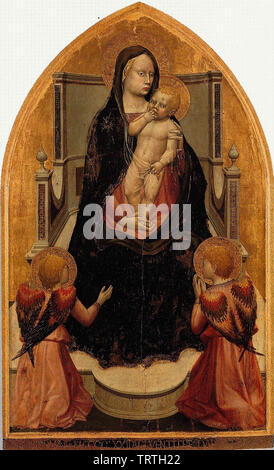 Masaccio - San Giovenale Triptyque Panneau Central 1423 Banque D'Images