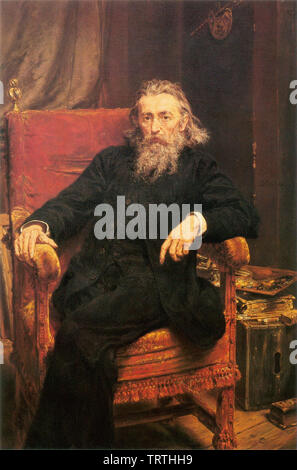 Jan Matejko - Self Portrait 1892 Banque D'Images