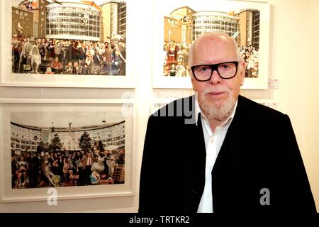 Sir Peter Blake à la Paragon Gallery. Banque D'Images