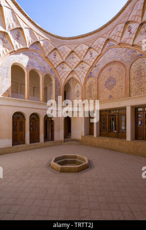 Maison à Kashan Tabatabaei au sein, une merveille d'architecture et des arts Banque D'Images