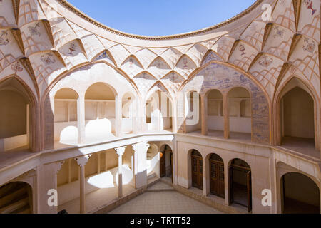 Maison à Kashan Tabatabaei au sein, une merveille d'architecture et des arts Banque D'Images