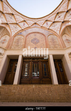 Maison à Kashan Tabatabaei au sein, une merveille d'architecture et des arts Banque D'Images