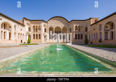 Maison à Kashan Tabatabaei au sein, une merveille d'architecture et des arts Banque D'Images