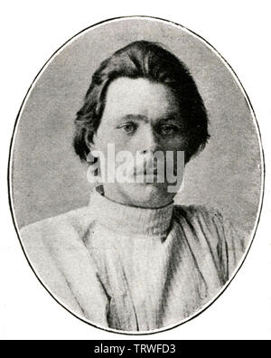 Maxime Gorki (1868-1936), l'auteur et activiste politique Banque D'Images