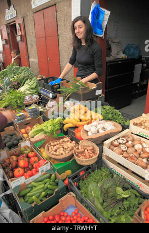 L'Espagne, la Galice, Santiago de Compostela, Mercado de Abastos, marché, Banque D'Images