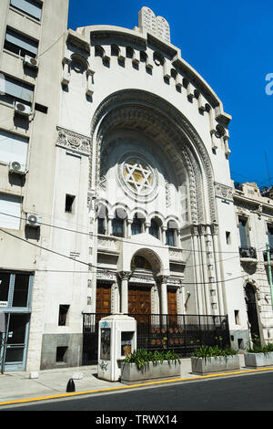 Templo Libertad est la plus ancienne synagogue de Buenos Aires et musée dans un seul endroit, l'Argentine Banque D'Images